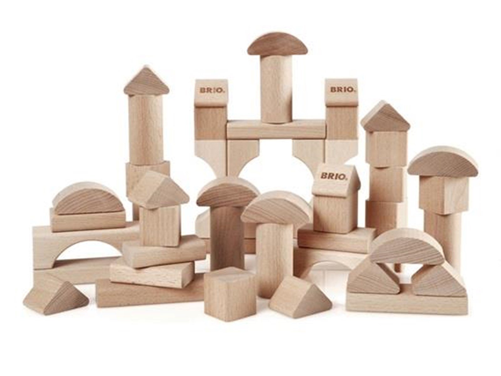 Brio 30113 50 Natural Building Blocks Brio 30113 50 Natural Building Blocks